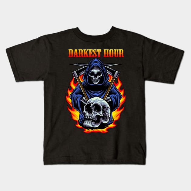 DARKEST HOUR BAND Kids T-Shirt by MrtimDraws